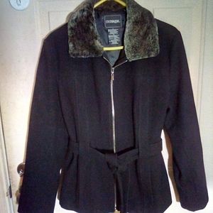 Women's winter wool jacket